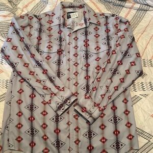 Wrangler pearl snap shirt